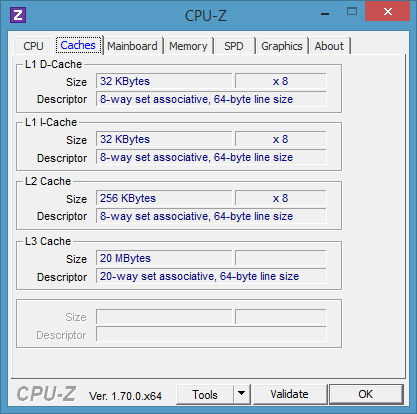 CPU-Z : Core i7-5960X Turbo
