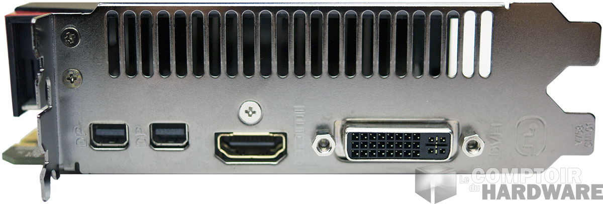MSI N760 ITX : connecteurs