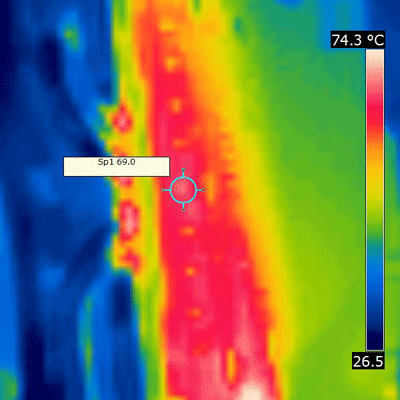 gigabyte gtx560ti thermographie infrarouge gpu