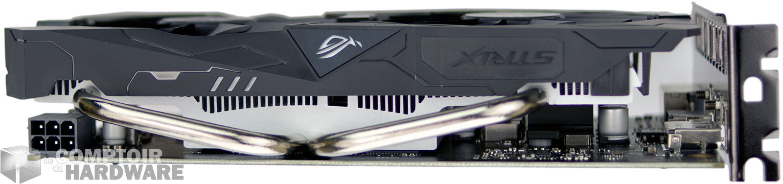 Asus RX 560 Strix Gaming connecteur d'alimentation