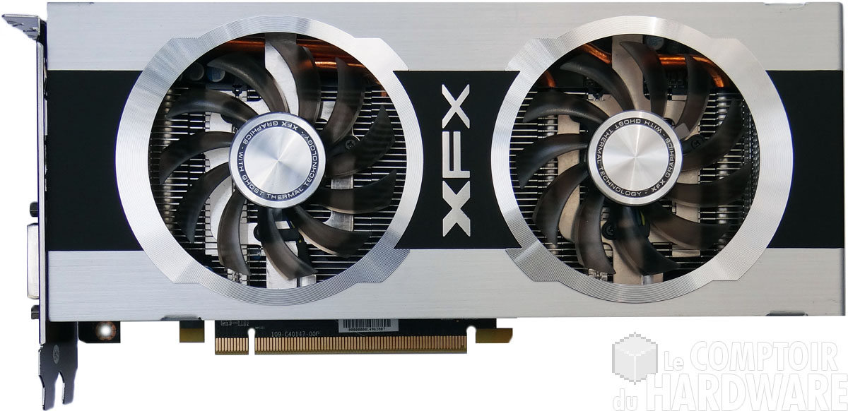 XFX R7870 Overclocked Double Dissipation : face avant