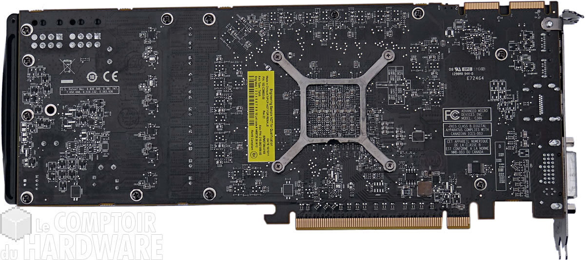 AMD RADEON HD 7950 : face arrière