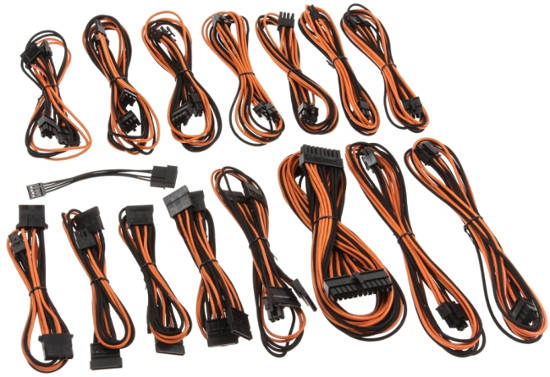 Cablemod kit orange/noir