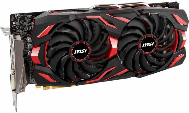 msi rx 580 570 mech 2 front