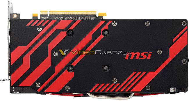 msi rx570 armor mk2 backplate vdcz