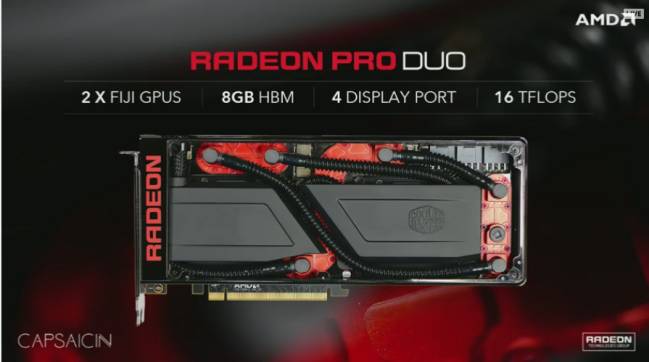 Radeon Pro Duo Fiji [cliquer pour agrandir]