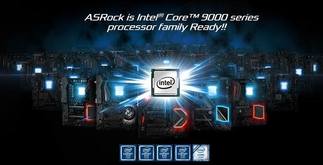 asrock compatibilite chipset intel 9th gen offical