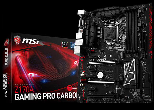 msi z170a gaming pro carbon