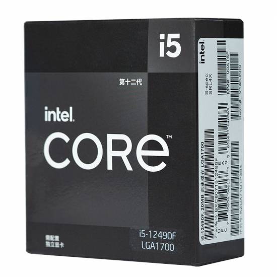 intel core i5 12490f