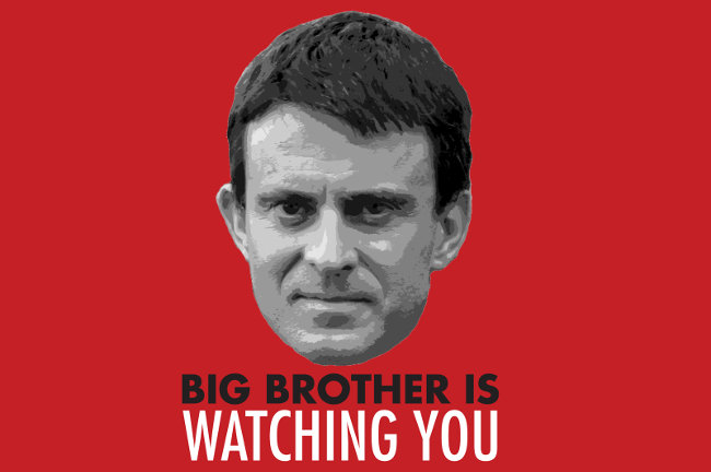 Emmanuel Valls Big Brother Loi Renseignement