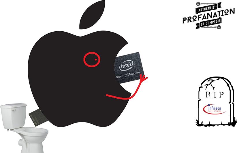 Apple mange de l'Intel, et évacue du Qualcomm ?