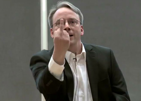 Linus Torvald Fuck NVIDIA