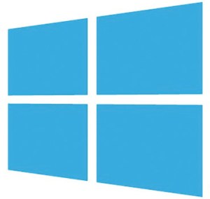 windows blue faux logo