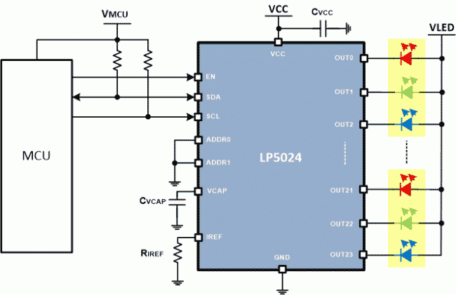 ti lp5018 schematic