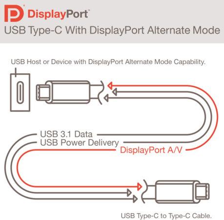 DisplayPort "Alt Mode" USB 3.0 Type-C