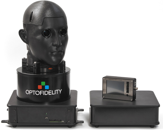 Une tête pour tester la latence en VR grâce à Futuremark et OptoFidelity