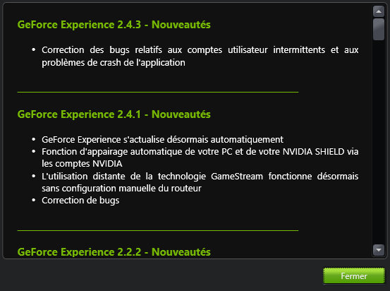 NVIDIA GeForce Experience 2.4.3.22