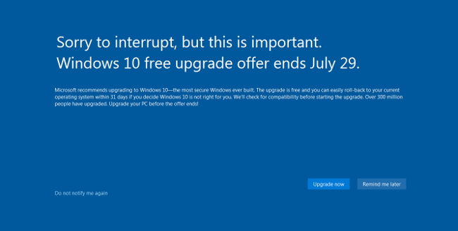 windows 10 offre boot