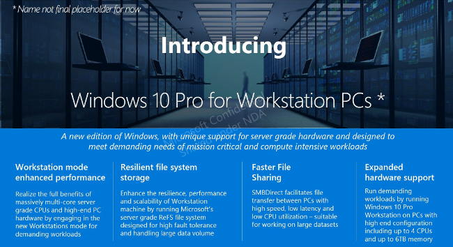 windows 10 pro workstation