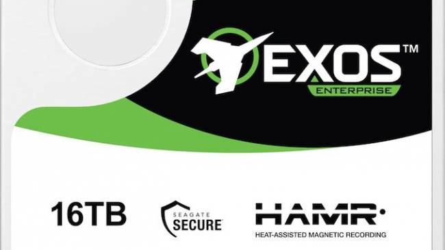 seagate exos 16 to hamr test 2018