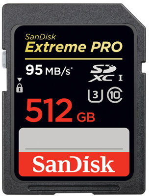 SanDisk Extreme Pro SDXC 512Go