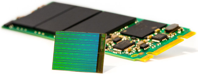 NAND 3D verticale 32 couches Micron et Intel
