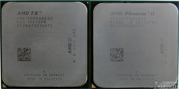 FX-8150 et Phenom II X6 1100T