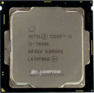 Intel Core i5-7600K face avant