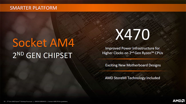 L'AMD X470 [cliquer pour agrandir]