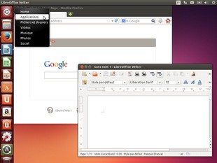 Unity, lenvironnement spécifique à Ubuntu [cliquer pour agrandir]
