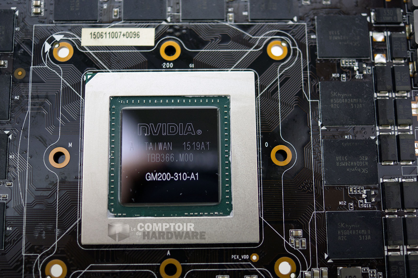 Gainward GTX 980 Ti Phoenix Golden Sample GPU et GDDR5