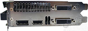 MSI N760 Hawk : connecteurs [cliquer pour agrandir]