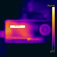 amd hd6970 reference carte thermographie ir [cliquer pour agrandir]