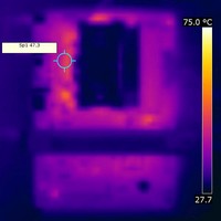 amd hd6970 reference idle thermographie ir [cliquer pour agrandir]