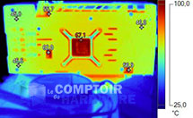 Image thermique de la Sapphire RX 5500 XT Pulse en charge [cliquer pour agrandir]