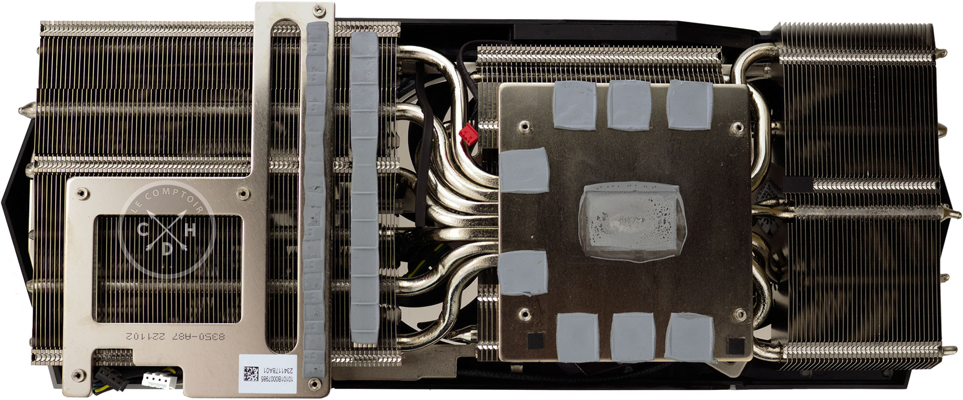 MSI RX 6950 XT Gaming X Trio : le radiateur
