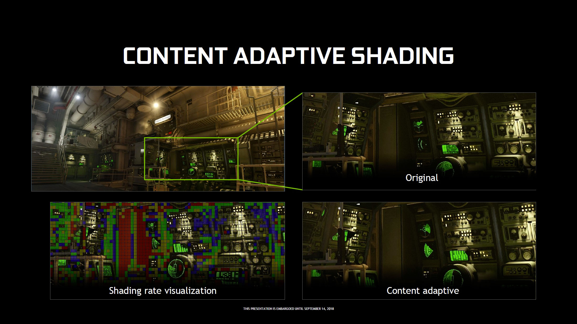 content adaptive shading t