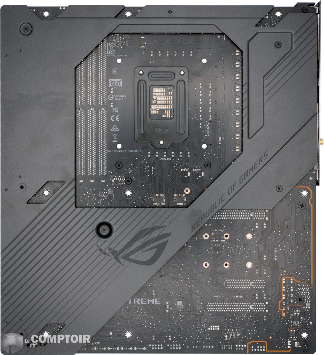 asus rog maximus xiii extreme - face arrière