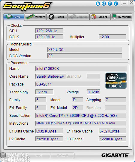 easytune6 cpu 3930k gigabyte x79