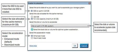 smart storage caching acceleration gigabyte z68 [cliquer pour agrandir]