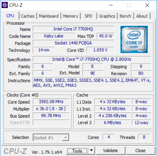 CPU-Z - CPU