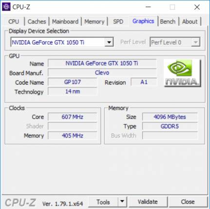 CPU-Z - GPU [cliquer pour agrandir]