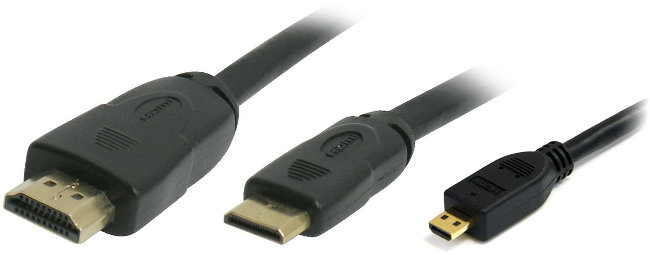 HDMI Type A, C et D