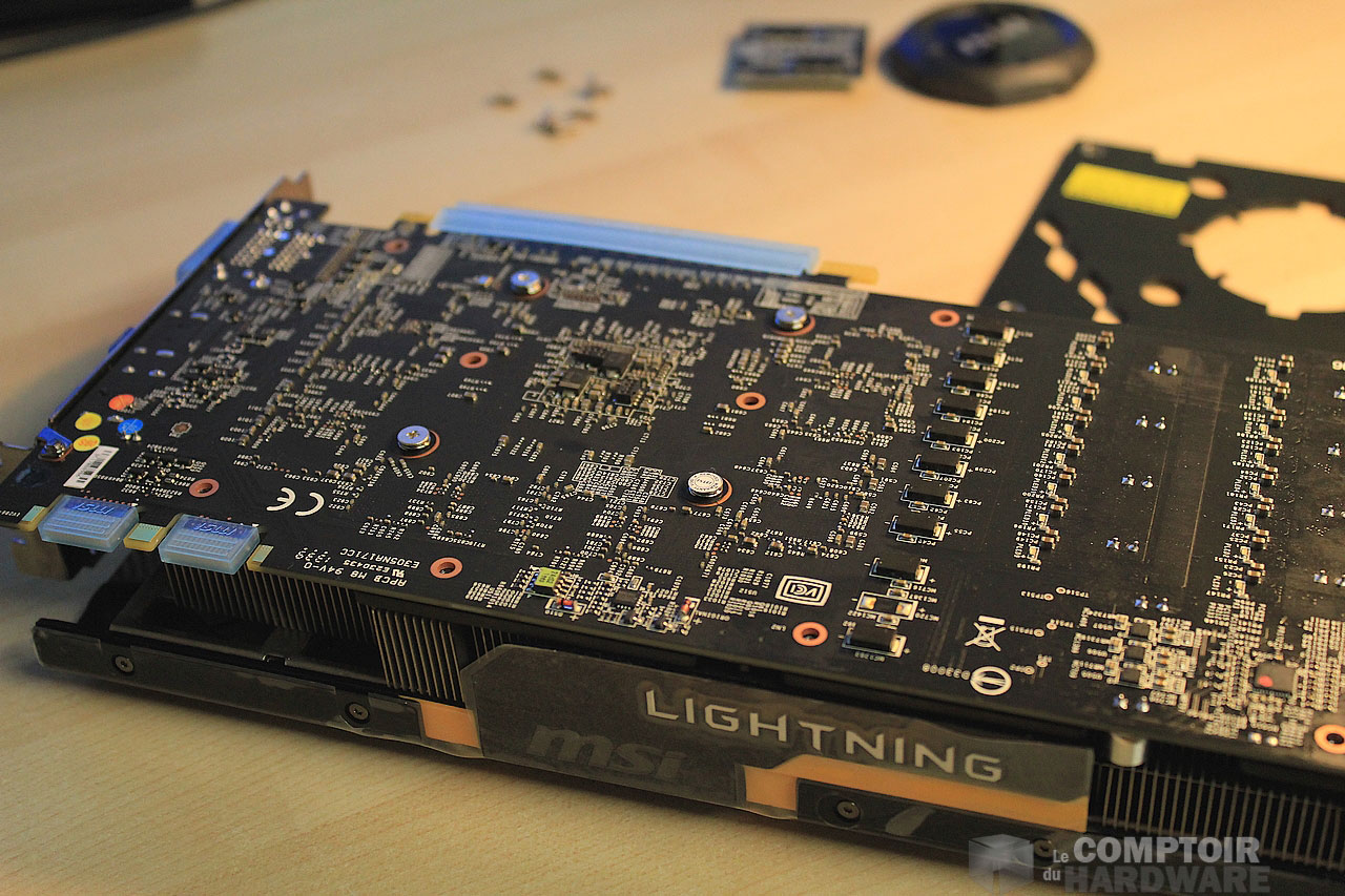 MSI GTX 780 Ti Lightning PCB Back