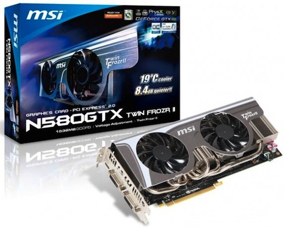 MSI GTX 580 Twin Frozr II