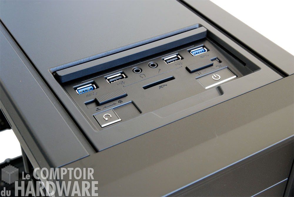 le front panel du silencio 650