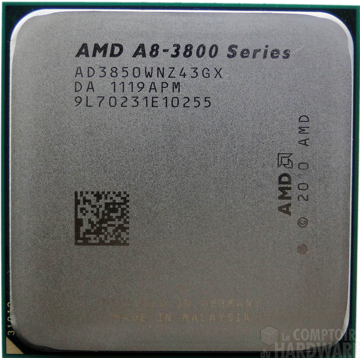AMD A8-3850 recto