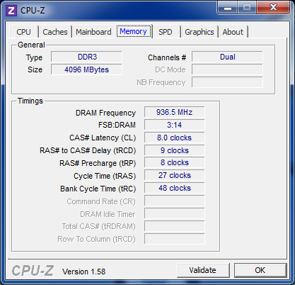 CPUZ FX-8150 DDR3-1866
