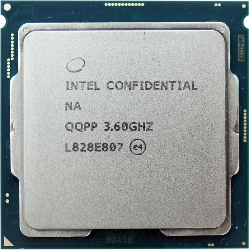 Core i9-9900K face avant