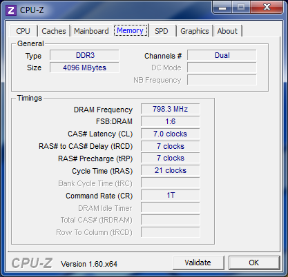 CPUZ DDR3-1600